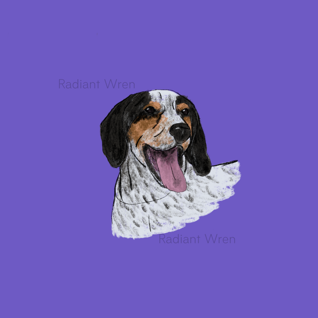 Dog Drawing | Mini Art Print