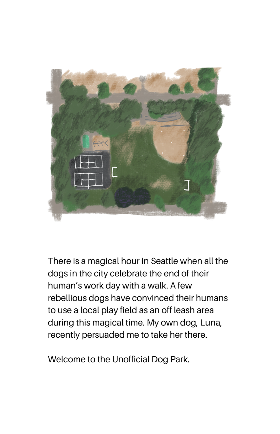 Unofficial Dog Park Zine, Issue #1