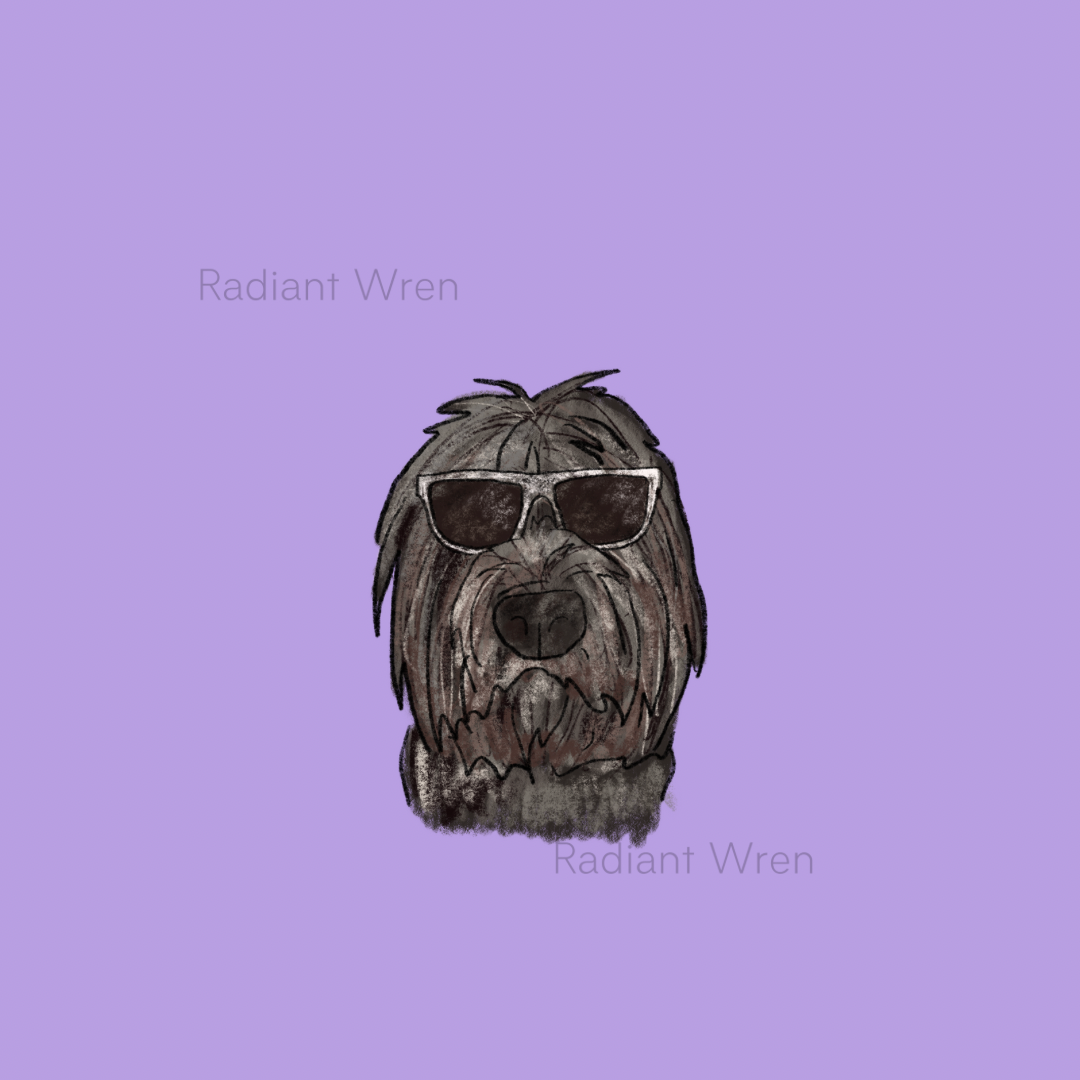 Dog Drawing | Mini Art Print