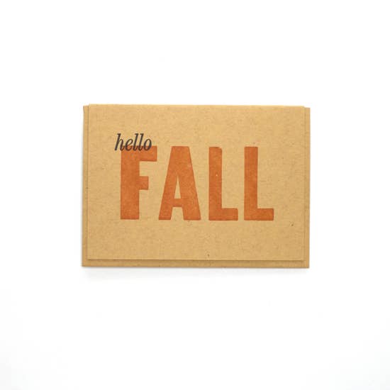 Celebrate the start of autumn with this fall card.